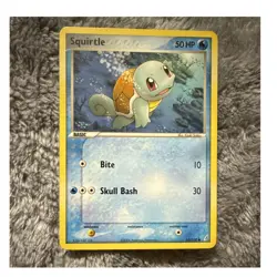 Nintendo Squirtle EX Crystal Guardians Common Regular EN 50HP 63/100 2006 - Image 1