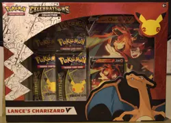 Pokemon Celebrations 25th Anniversary Lance's Charizard V Box 2021 - NEW SEALED! - Image 1