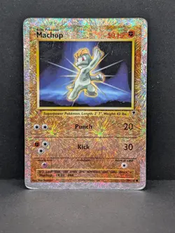 Machop 79/110 Legendary Collection Reverse Holo Rare Pokemon TCG Nintendo MP+ - Image 1
