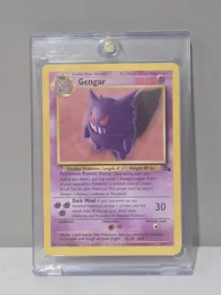 1999 Pokemon Gengar 20/62 Fossil Regular Card - Image 1