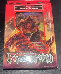 Force of Will Blood of Dragons Booster Box Sealed TCG Cards New FoW - Image 1