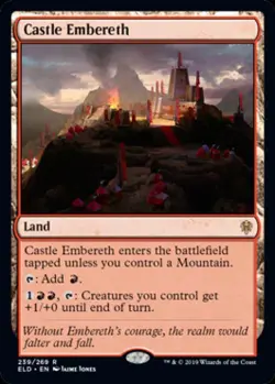 Castle Embereth -Foil Light Play MTG Throne of Eldraine - Image 1