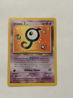 Pokemon Unown J Black Star Promos, Regular Card 38 - Image 1