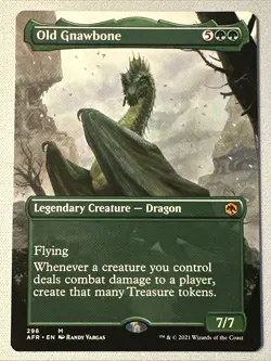 MTG / Old Gnawbone / AFR / #269 / Regular (Borderless) / Mythic / NM - Image 1