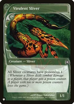 Virulent Sliver NonFoil The List FUT-155 NM MTG - Image 1