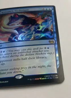 MTG Kitsune's Technique - Teenage Mutant Ninja Turtles (TMT) Foil #42 - Image 3