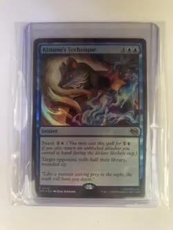 MTG Kitsune's Technique - Teenage Mutant Ninja Turtles (TMT) Foil #42 - Image 4