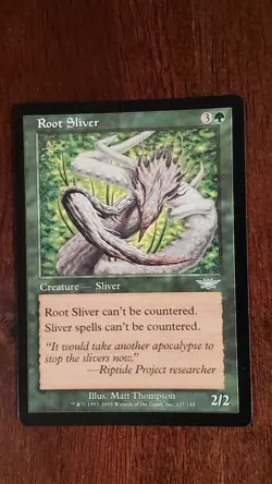 Root Sliver Legions EX/LP 137/145 MTG Magic the Gathering Creature Uncommon - Image 3
