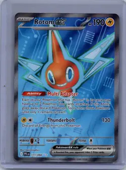 Rotom ex 111/094 Ultra Rare Full Art Pokemon TCG Phantasmal Flames NM - Image 1