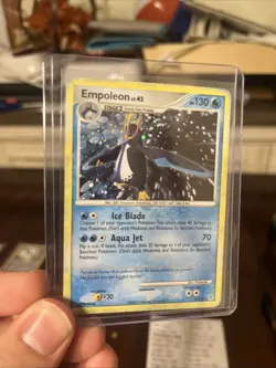 Pokemon TCG Empoleon LV.X Holo Rare Card Hologram Diamond & Pearl 120/130 4/130 - Image 3