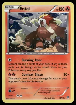 Entei - 14/98 (Cosmos Holo) 014/098 Blister Exclusives Pokemon TCG - Image 1
