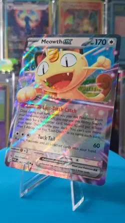 Meowth ex 062/088 - ME03: Perfect Order (ME03) Double Rare English Pokemon - Image 1