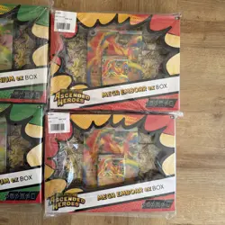 4x Pokemon TCG Ascended Heroes Mega Meganium &Emboar ex Box Bundle Sealed - Image 3