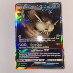 2018 Pokemon SM Celestial Storm 85/168 Alolan Raticate GX - Image 1