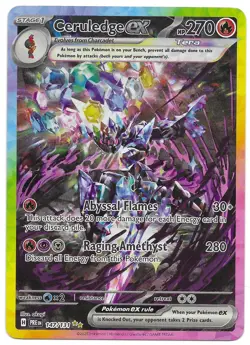 Pokemon Ceruledge ex Prismatic Evolution 147/131 Special Illustration Rare TCG - Image 1