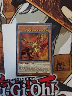 YUGIOH THE WINGED DRAGON OF RA LED7-EN000 ULTRA 1ST ED NM ALT ART - Image 2