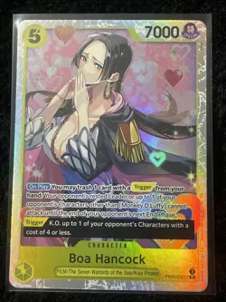 Boa Hancock One Piece Foil Card PRB02-017 - Image 1