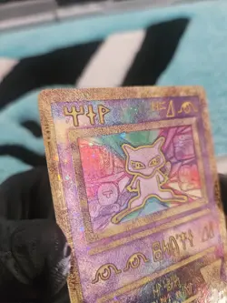 Ancient Mew Movie Promo WOTC Black Star Holo Pokemon Card TCG LP - Image 3