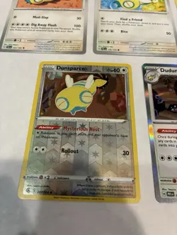 Lot Of 8 Dunsparce and Dudunsparce Pokemon Cards - Image 2