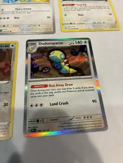 Lot Of 8 Dunsparce and Dudunsparce Pokemon Cards - Image 3