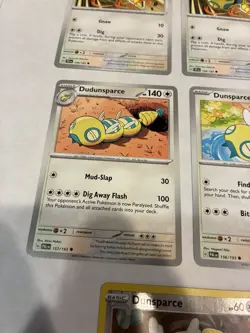 Lot Of 8 Dunsparce and Dudunsparce Pokemon Cards - Image 5