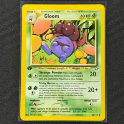Gloom - 36/111 - 1st Edition - Neo Genesis - Pokemon Card - NM/M - Image 1