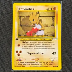 Hitmonchan - 69/105 - 1st Edition - Neo Destiny - Pokemon Card - NM/M - Image 1