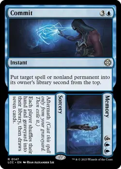 Commit Memory NM #147 Commander: The Lost Caverns of Ixalan MTG - Image 1