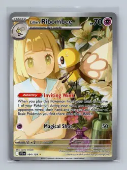 LILLIE'S RIBOMBEE 164/159 JOURNEY TOGETHER POKEMON NM/M LILLIE'S RIBOMBEE - Image 1