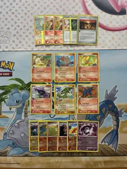 Vintage Pokemon Card Lot Holo Reverse Holo Fire Duskull Rapdiash - Image 1