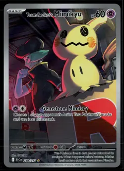 Team Rocket's Mimikyu 238/217 ME: Ascended Heroes Illustration Rare Pokemon - Image 1