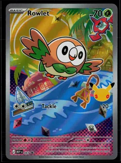 Rowlet - 043 043 ME: Mega Evolution Promo Promo Holo Pokemon - Image 1