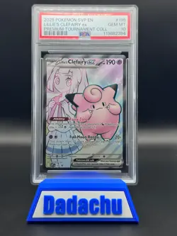 Lillie's Clefairy ex 195 Sv: Scarlet & Violet Promo Cards Holo PSA 10 - Image 1