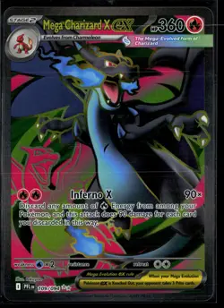 Mega Charizard X ex 109/094 Phantasmal Flames Ultra Rare Pokemon - Image 1