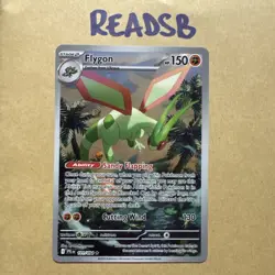 Pokemon TCG Flygon 101/94 Phantasmal Flames Illustration Rare Near Mint - Image 1