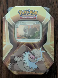 Pokemon Tyranitar Slaking Darkrai Triple Whammy Collectors Tin Set of 3 Sealed - Image 4
