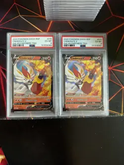PSA 6 - 2020 Pokemon SWSH015 Promo Cinderace V Galar Partners Tins - Image 2
