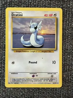 Dratini Pokemon Base Set 26/102 LP - Image 1