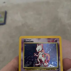 Pokemon TCG: Mewtwo 10/130 Base Set 2 WoTC Holo Rare - Image 2