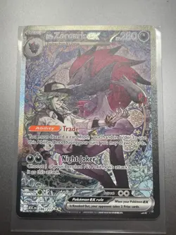 Pokemon N's Zoroark ex 286/217 Me: Ascended Heroes Holo MINT Pack Fresh - Image 1