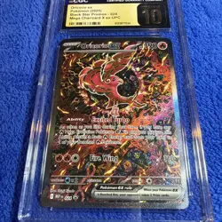 Oricorio ex CGC Pristine 10 Black Star Promo 024 Mega Charizard X UPC Pokemon - Image 4