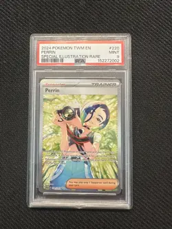 2024 POKEMON TWM EN-TWILIGHT MASQUERADE SPECIAL ILLUSTRATION RARE PERRIN PSA 9 - Image 1