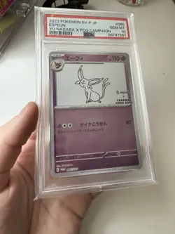 Pokemon TCG Espeon 066/SV-P 2023 Japanese Sv-P Promo Holo Yu Nagaba PSA 10 - Image 1