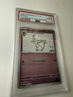Pokemon TCG Espeon 066/SV-P 2023 Japanese Sv-P Promo Holo Yu Nagaba PSA 10 - Image 2