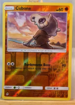 Cubone 57/131 Sm-Forbidden Light Reverse Holo N/M POKEMON ENGLISCH VINTAGE - Image 1