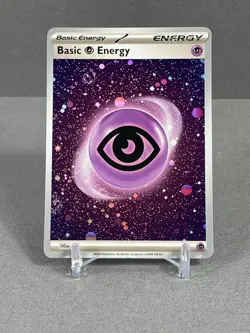 HD COSMOS HOLO 3 SWIRLS Basic Psychic Energy 005 - Pokemon 151 - Image 1