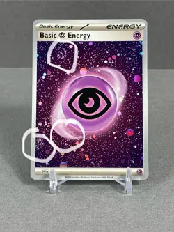 HD COSMOS HOLO 3 SWIRLS Basic Psychic Energy 005 - Pokemon 151 - Image 3