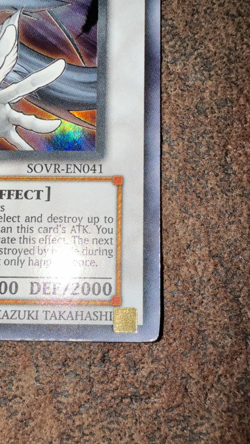 Yugioh Misprint!!!! Blackwing - SILVERWIND THE ASCENDANT SOVR-EN041 ANUBIS SHIFT - Image 2