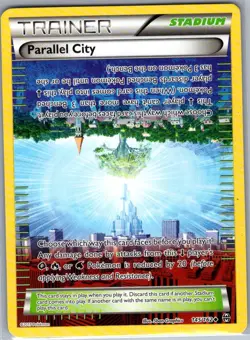 Parallel City 145/162 Non Holo XY - BREAKthrough - Pokemon Card - NM - Image 1