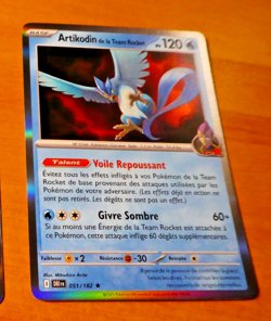 POKEMON CARD HOLO CARTE Artikodin de la Team Rocket 051/182 DRI MINT 2025 - Image 1